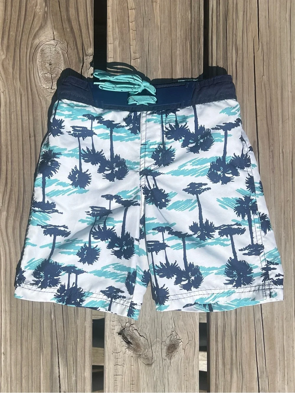 •Cat & Jack XS Tropical Print Swim Trunks! VGUC!